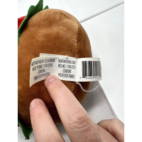 Squishmallow "Carl" the cheesburger, 8" size, kelly toy, plush, cheeseburger - Picture 8 of 10